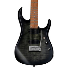 Load image into Gallery viewer, Sbmm Jp15 7 Flame Top Maple Trans Black Satin Mn
