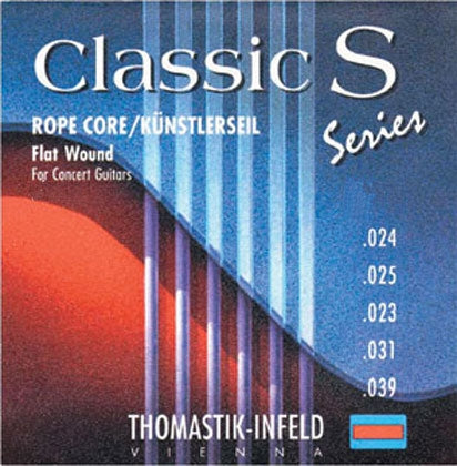 Thomastik Acoustic Guitars Strings - Classic S Set. Flatwound. Extra High Tension.
