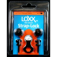 Loxx Music Box XL Strap Locks - Black Chrome