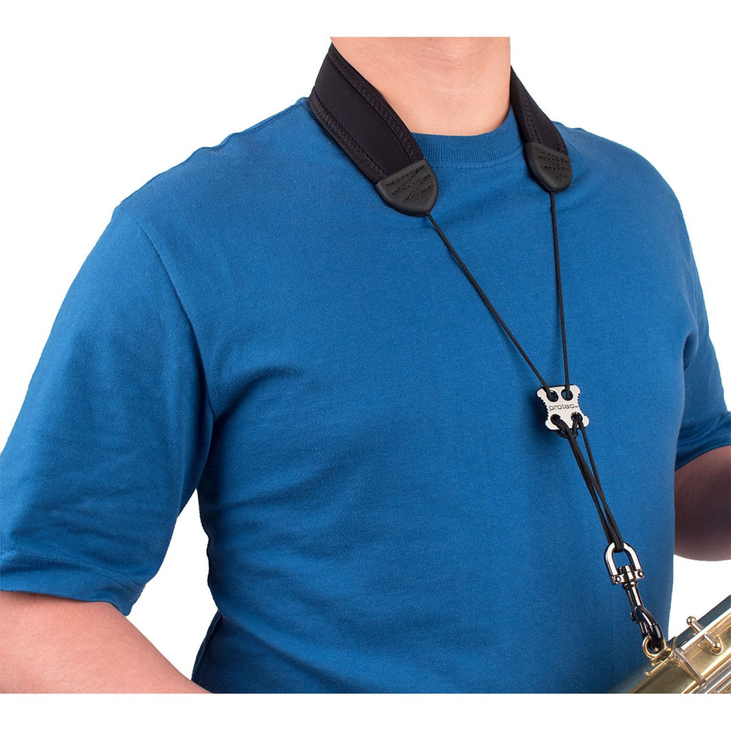Protec Neoprene Saxophone Neck Strap with Strong Cord & Metal Snap - 24