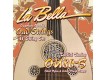 La Bella OU80-B Oud Set Turkish Tuning Black Nylon & Silver-Plated Wound on Nylon