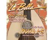 La Bella OU80A-B Oud Set Arabic Tuning, 12-Strings Black Nylon & Silver-Plated Wound on Nylon