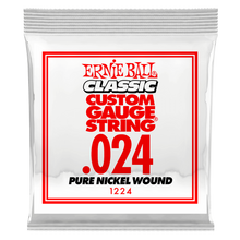 Load image into Gallery viewer, Ernie Ball .024 Pure Nickel Round Wound
