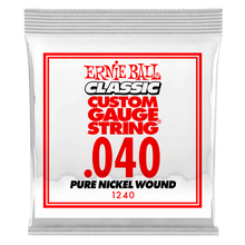 Load image into Gallery viewer, Ernie Ball .040 Pure Nickel Round Wound
