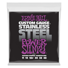 Load image into Gallery viewer, Ernie Ball Stainless Steel Power Slinky Set 11-48
