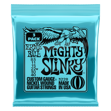 Load image into Gallery viewer, Ernie Ball Mighty Slinky 8.5-40 (3 Set Pack)
