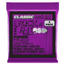 Load image into Gallery viewer, Ernie Ball Classic Pure Nickel Slinky Set 11-48 (3 Set Pack)
