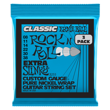 Load image into Gallery viewer, Ernie Ball Classic Pure Nickel Slinky Set 8-38 (3 Set Pack)

