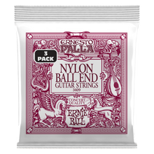 Load image into Gallery viewer, Ernie Ball Ernesto Palla Black Gold B/E (3 Set Pack)

