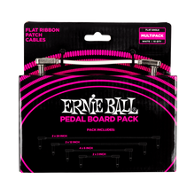 Load image into Gallery viewer, Ernie Ball Flat Ribbon Pedalboard Multi Pack - White
