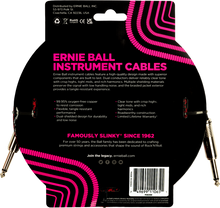 Load image into Gallery viewer, Ernie Ball 18Ft Braided Straight-Straight Red Black
