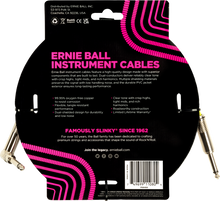 Load image into Gallery viewer, Ernie Ball 15Ft Pvc Straight-Angle White
