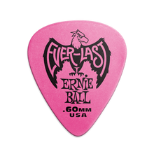Load image into Gallery viewer, Ernie Ball Everlast Picks 12-Pack Pink .60mm
