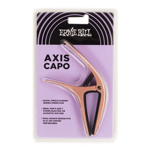 Load image into Gallery viewer, Ernie Ball Axis Capo Rose Gold Satin
