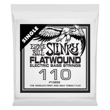 Load image into Gallery viewer, Ernie Ball .110 Cobalt Flatwound Electric Bass Single

