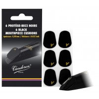 Vandoren Mouthpiece Cushions VMCX6+ 0.8mm Black - Set of 6