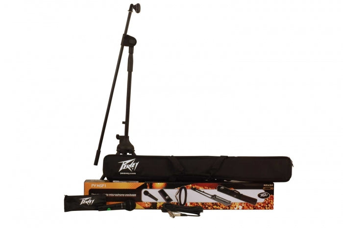 Peavey Microphone & Accessory Pack Pvi100 Microphonexlr + Stand