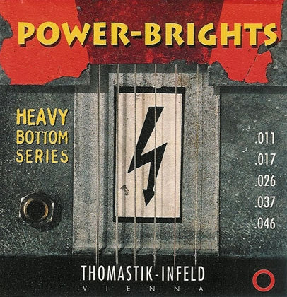 Thomastik Powerbright Set. Heavy Bottom Gauge 0.011
