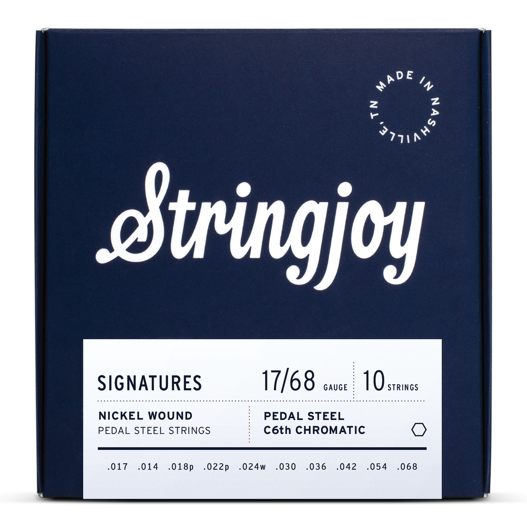 Stringjoy Signatures | Pedal Steel C6th (17-68) Nickel Wound Pedal Steel Strings