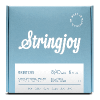 Stringjoy Orbiters | Balanced Extra Light Gauge (8-40) Coated Nickel Wound Electric Guitar Strings
