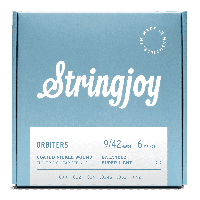 Stringjoy Orbiters | Balanced Super Light Gauge (9-42) Coated Nickel Wound Electric Guitar Strings