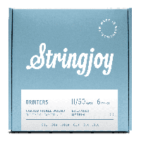 Stringjoy Orbiters | Balanced Medium Gauge (11-50) Coated Nickel Wound Electric Guitar Strings