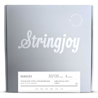 Stringjoy Rangers | Light Gauge (30-130) 6 String Long Scale Stainless Steel Bass Guitar Strings