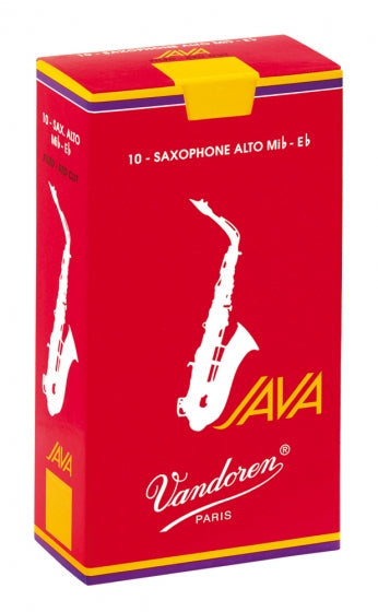 Vandoren Alto Sax Reeds 3.5 Java Red (10 Box)