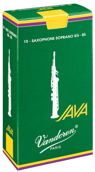 Vandoren Soprano Sax Reeds 2.5 Java (10 Box)