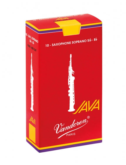 Vandoren Soprano Sax Reeds 3 Java Red (10 Box)