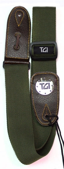 Tgi Guitar Strap Woven Green