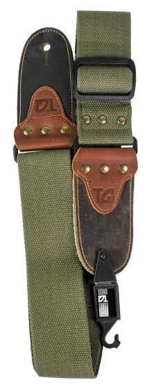 Tgi Guitar Strap Woven Premium - Green