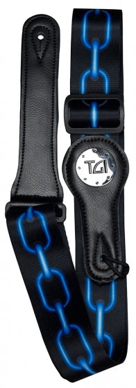 Tgi Guitar Strap Blue Chain