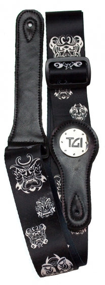 Tgi Guitar Strap Warrior Mask