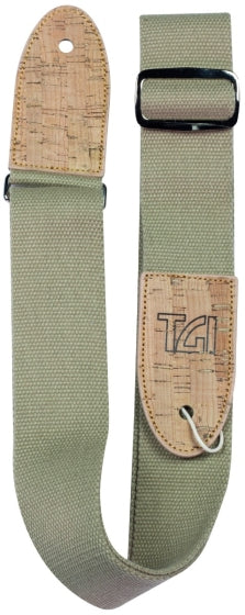 Tgi Guitar Strap Woven Cotton Vegan - Natural