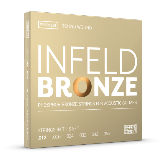 Infeld Bronze Acoustic Guitar Strings Set. Gauge 12