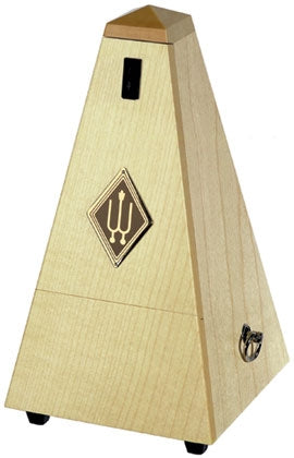 Wittner Metronome. Wooden. Natural Maple Matt Silk. W/Bell.