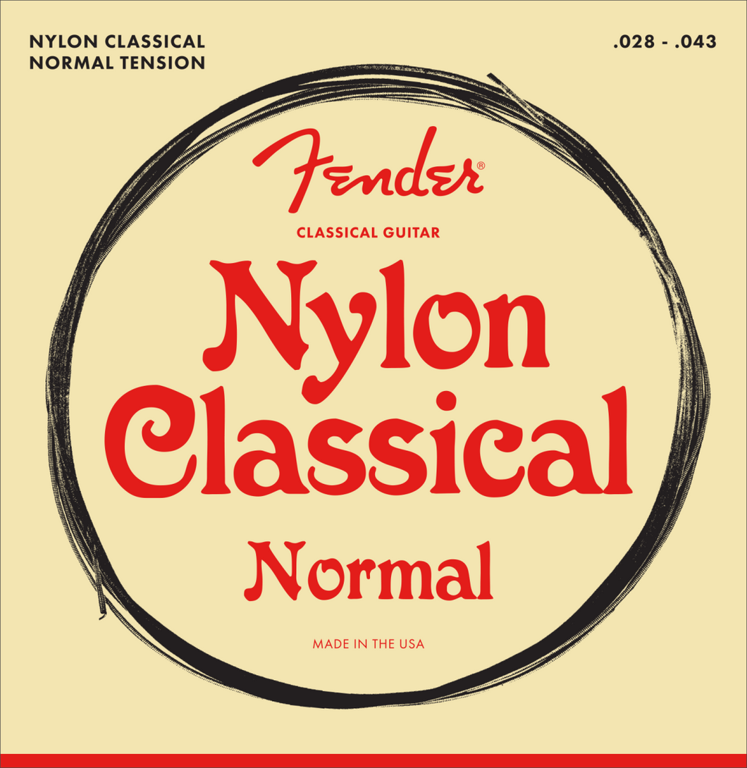 Fender 100 Classical Nylon Tie End Strings 28-43