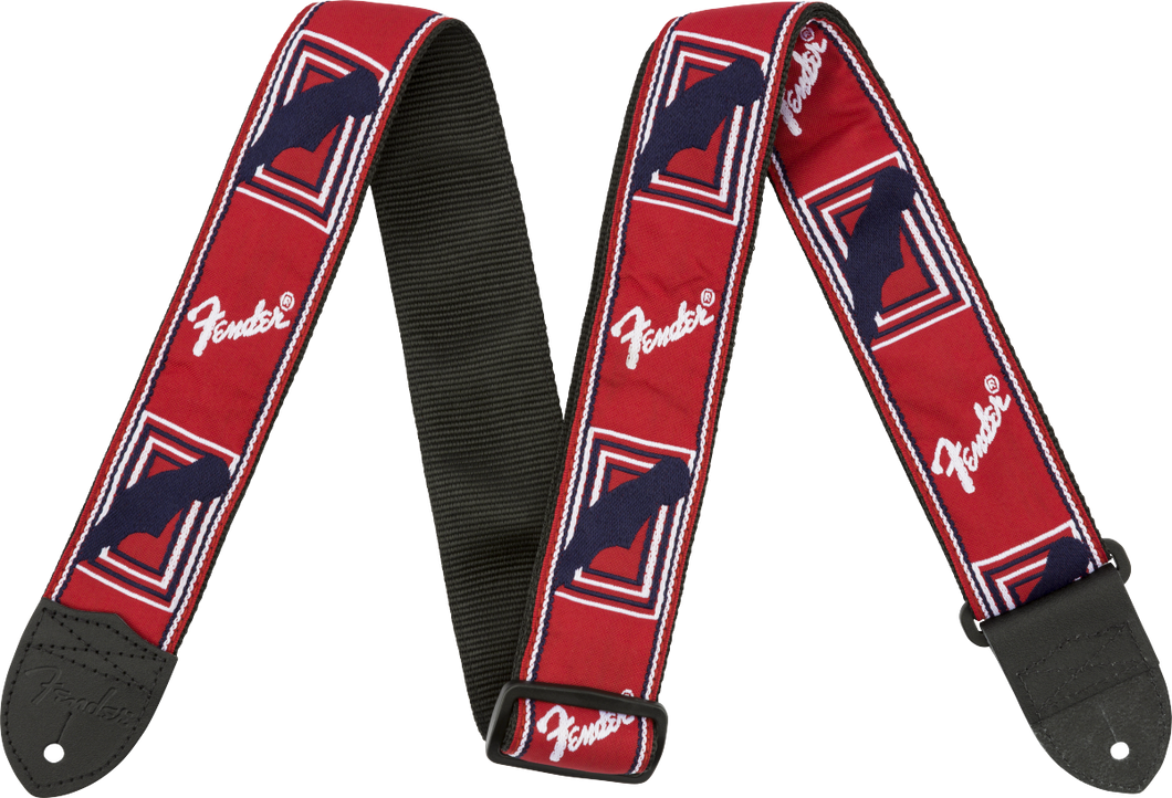 Fender Red/White/Blue Mono Strap