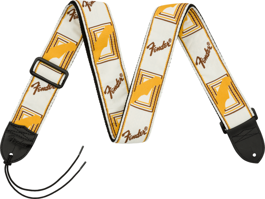 Fender White/Brown/Yellow Mono Strap