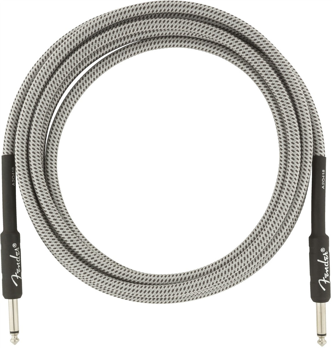 Fender Pro 10' Straight/Straight Instrument Cable Grey Tweed