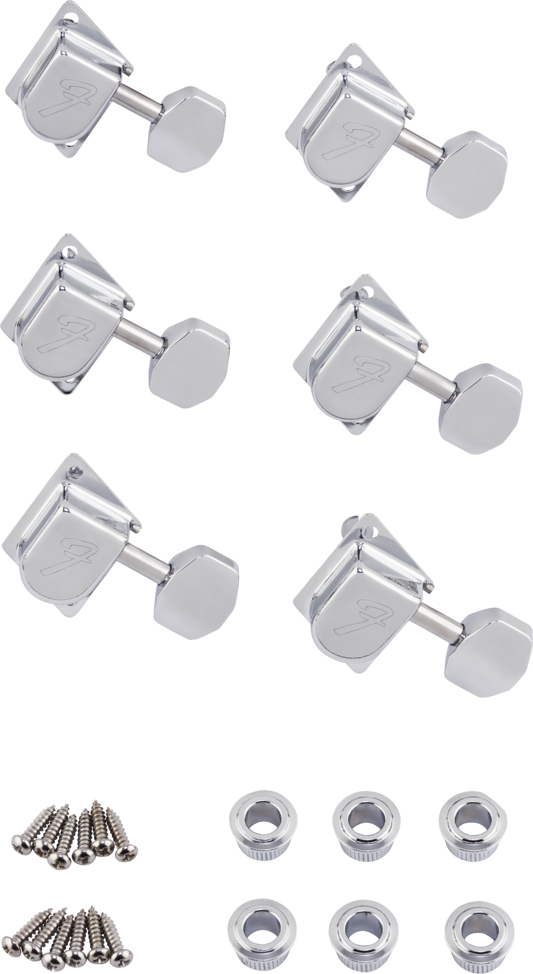 Fender 70's 'F' Stamped Tuners Chrome