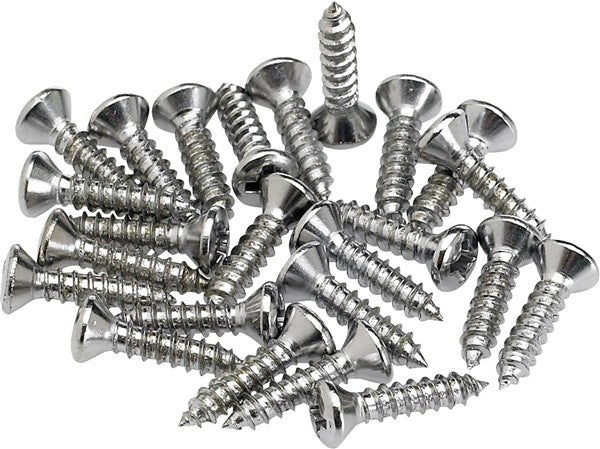 Fender Pickguard Screws Chrome(24)