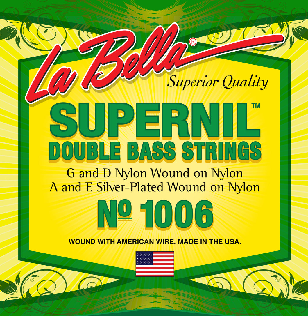 La Bella 1006 SUPERNIL DOUBLE BASS SET