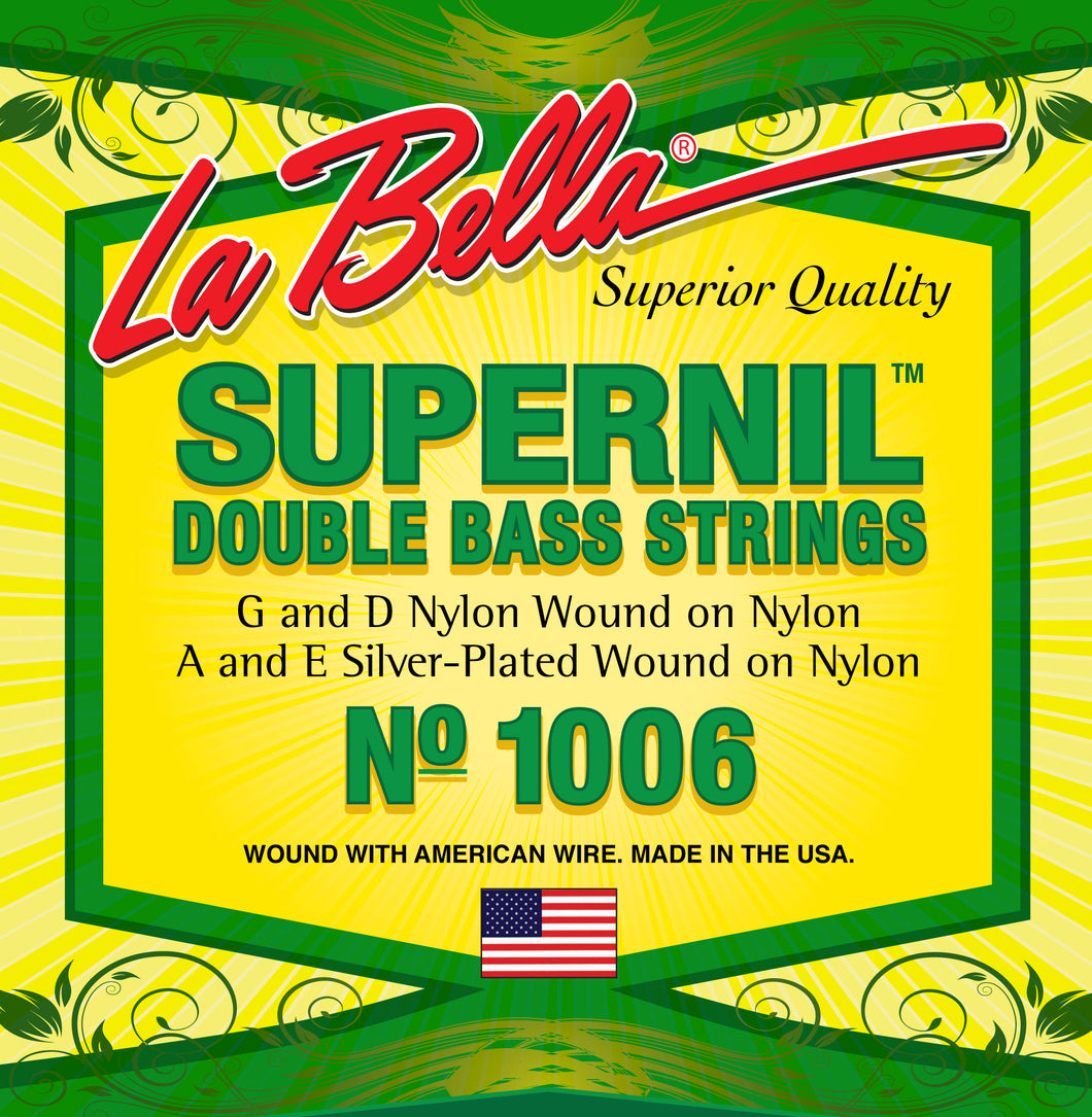 La Bella 1006 SUPERNIL DOUBLE BASS SET