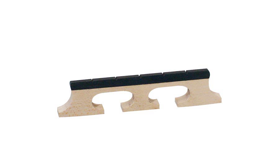 Bridge for banjo, maple, ebony saddle, for 5 string banjo, height: 5, 8