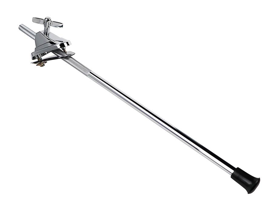 Bass drum spur with bracket, 1 piece