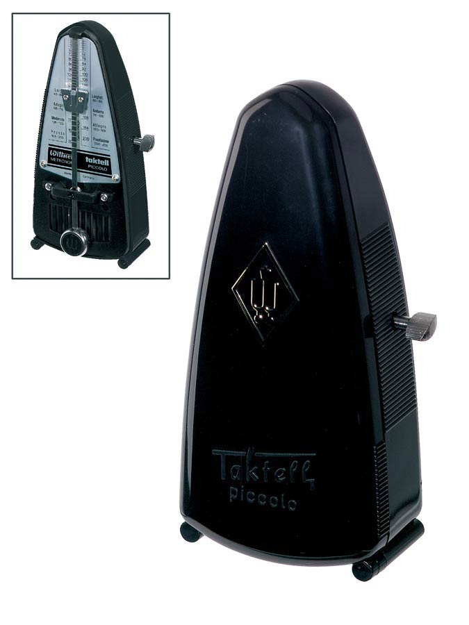 Taktell Piccolo Metronome, plastic casing, without bell, black