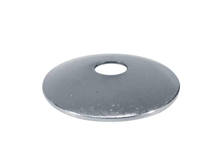 Chrome plated washer for cymbal and hihat stands, bowl model, 50 mm.,12 mm. hole