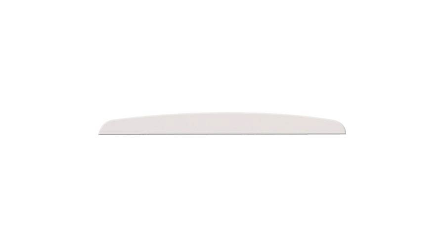 Bridge saddles, plastic, 12-pack, 69-7,0-4,4-2mm, arched